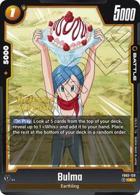 Bulma - FB02-129 (Blazing Aura Release Event Cards)