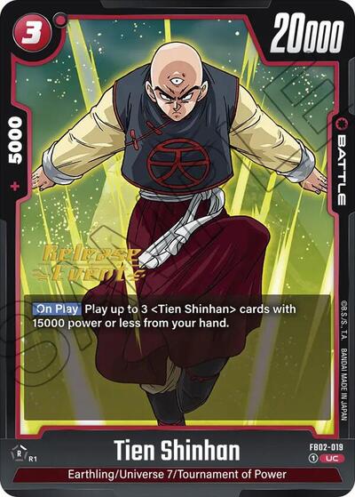 Tien Shinhan - FB02-019 card