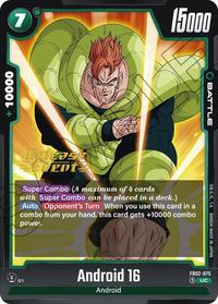 Android 16 (Blazing Aura Release Event Cards)