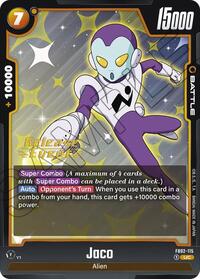 Jaco - Blazing Aura Release Event Cards - Dragon Ball Fusion World card