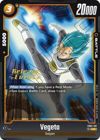 Vegeta - FB02-132 - Blazing Aura Release Event Cards - Dragon Ball Fusion World card