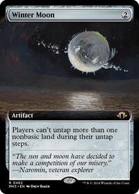 Winter Moon (Extended Art) - Modern Horizons 3 - Magic: The Gathering card