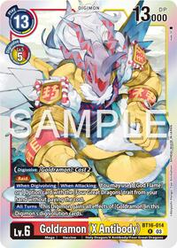 Goldramon (X Antibody) - Beginning Observer - Digimon card