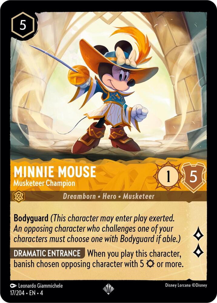 Minnie Mouse - Musketeer Champion - Ursula's Return - Disney