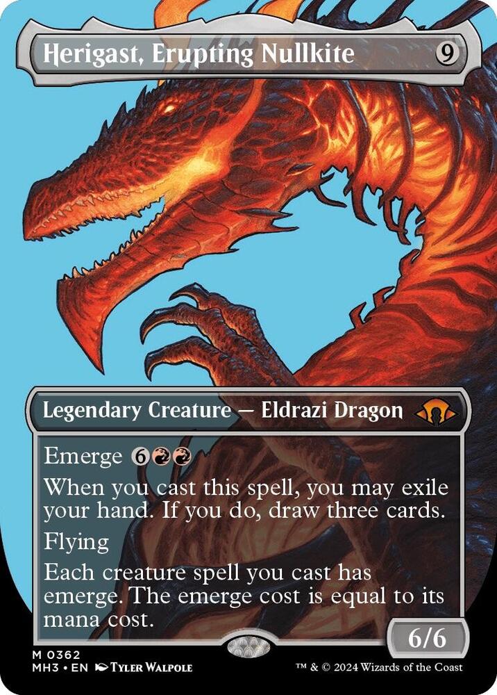 Herigast, Erupting Nullkite (Borderless) - Modern Horizons 3
