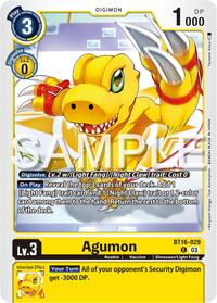 Agumon - Beginning Observer - Digimon card