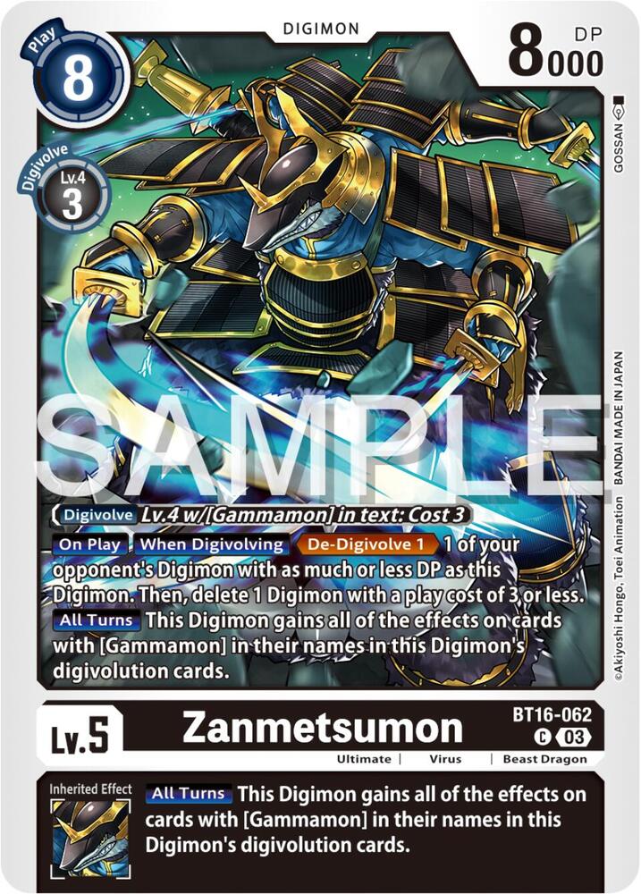 Zanmetsumon - Beginning Observer - Digimon Card Game - TCGplayer.com