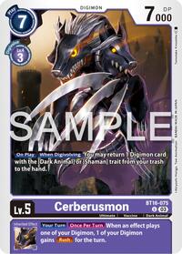 Cerberusmon - Beginning Observer - Digimon card