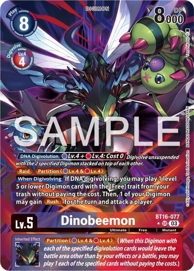 Dinobeemon (Alternate Art) card