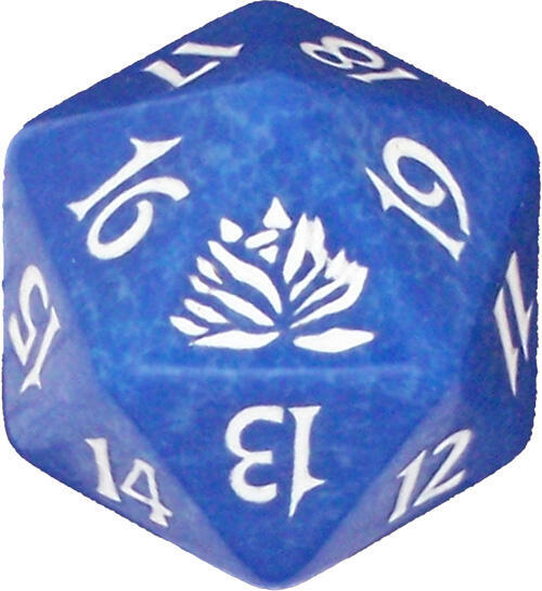 Beatdown Box Set Spindown Die - Blue - Wizards of the Coast Dice