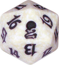 Odyssey Spindown Die - White · Wizards of the Coast Dice