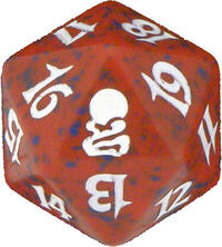 Odyssey Spindown Die - Red · Wizards of the Coast Dice
