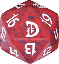 Deckmasters: Garfield vs. Finkel Spindown Die - Red · Wizards of the Coast Dice