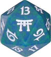 Champions of Kamigawa Spindown Die - Green · Wizards of the Coast Dice