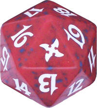 Betrayers of Kamigawa Spindown Die - Red · Wizards of the Coast Dice