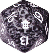 Saviors of Kamigawa Spindown Die - Black · Wizards of the Coast Dice