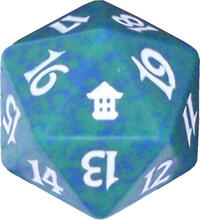 Saviors of Kamigawa Spindown Die - Green · Wizards of the Coast Dice