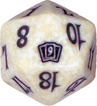 9th Edition Spindown Die - White · Wizards of the Coast Dice