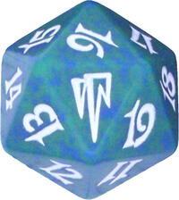 Coldsnap Spindown Die - Green · Wizards of the Coast Dice