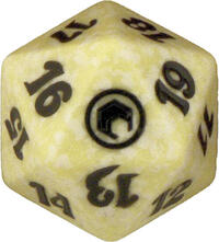 Scars of Mirrodin Spindown Die - White · Wizards of the Coast Dice