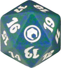 Scars of Mirrodin Spindown Die - Green · Wizards of the Coast Dice