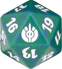 Mirrodin Besieged Spindown Die - Green · Wizards of the Coast Dice