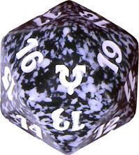 Avacyn Restored Spindown Die - Black · Wizards of the Coast Dice