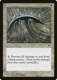 Circle of Protection: Black - Tempest - Magic: The Gathering card