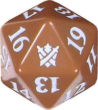 Khans of Tarkir Spindown Die - Brown · Wizards of the Coast Dice