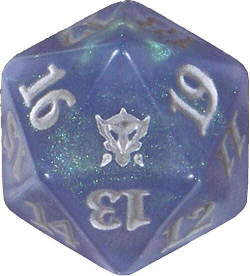 Dragons of Tarkir Spindown Die - Blue - Wizards of the Coast Dice