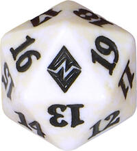 Battle for Zendikar Spindown Die - White · Wizards of the Coast Dice