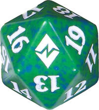 Battle for Zendikar Spindown Die - Green · Wizards of the Coast Dice