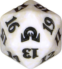 Shadows over Innistrad Spindown Die - White · Wizards of the Coast Dice