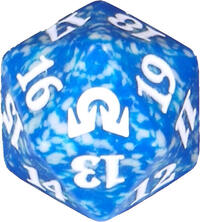 Shadows over Innistrad Spindown Die - Blue · Wizards of the Coast Dice