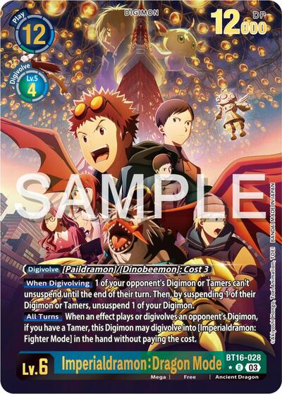 Imperialdramon: Dragon Mode (Alternate Art) Beginning Observer Rare Digimon card — value and price