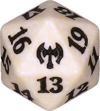 Kaldheim Spindown Die - White · Wizards of the Coast Dice
