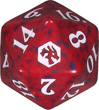 Adventures in the Forgotten Realms Spindown Die - Red · Wizards of the Coast Dice