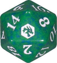 Adventures in the Forgotten Realms Spindown Die - Green · Wizards of the Coast Dice