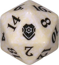 Commander Legends: Battle for Baldur's Gate Spindown Die - White · Wizards of the Coast Dice