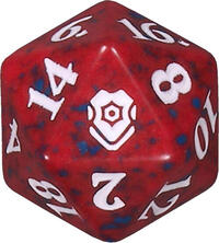 Commander Legends: Battle for Baldur's Gate Spindown Die - Red · Wizards of the Coast Dice