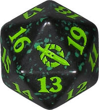 March of the Machine Spindown Die - Green · Wizards of the Coast Dice