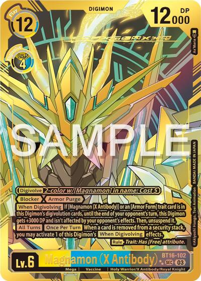 Magnamon (X Antibody) (Textured) card