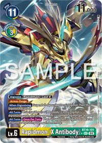 Rapidmon (X Antibody) (Alternate Art) - Beginning Observer