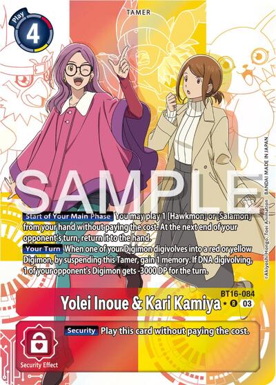 Yolei Inoue & Kari Kamiya (Alternate Art) card