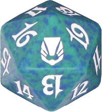 Darksteel Spindown Die - Green · Wizards of the Coast Dice