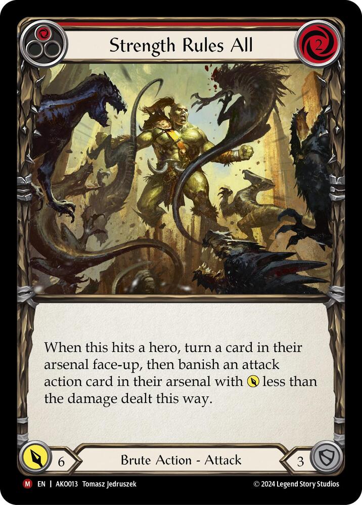 Strength Rules All - Armory Deck: Kayo - Flesh and Blood TCG
