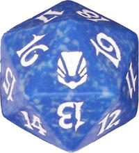 Darksteel Spindown Die - Blue · Wizards of the Coast Dice