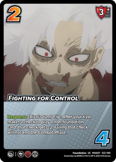 Fighting for Control #163/180 (UniVersus: My Hero Academia: Girl Power)