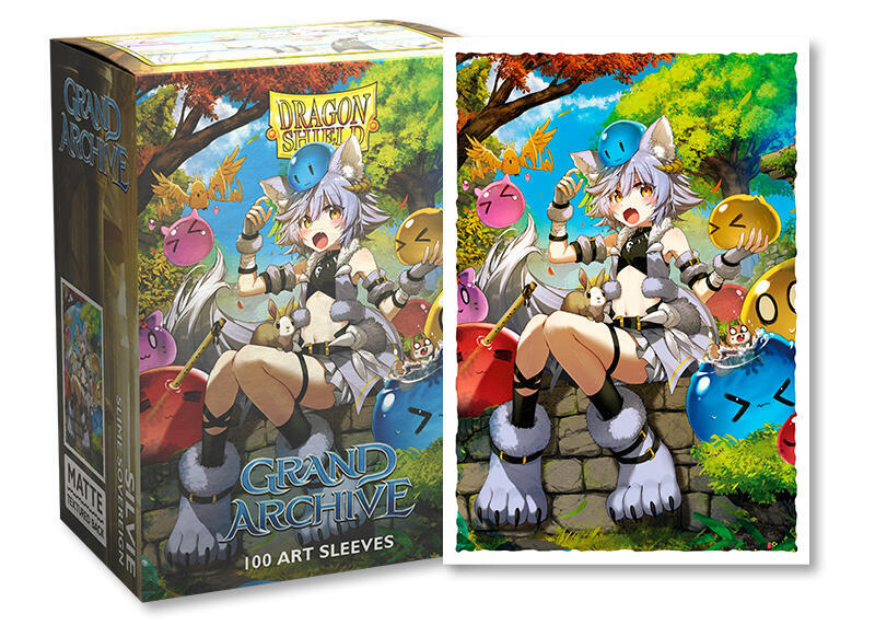 grand archive slime デッキパーツ Dragon Shield Grand Archive Matte Art - Slime Sovereign (100-Pack