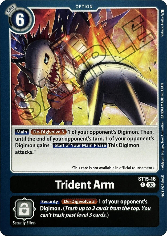 Trident Arm Demo Deck Exclusive